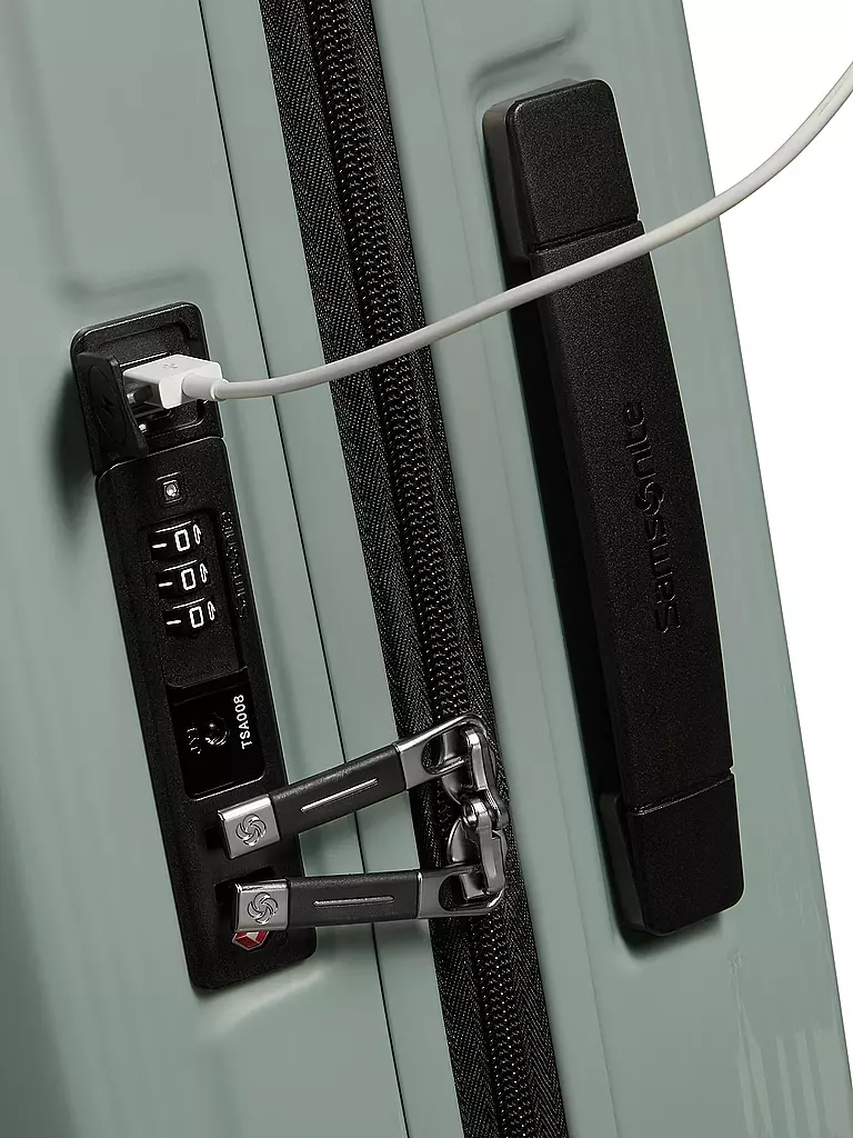 SAMSONITE | Trolley  NUON SPINNER 69cm erweiterbar metallic minera | Gris clair