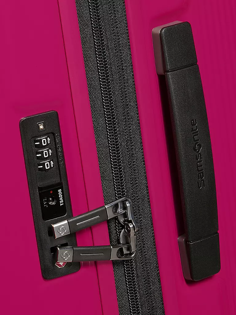SAMSONITE | Trolley  NUON SPINNER 69cm erweiterbar metallic ruby | Rose vif