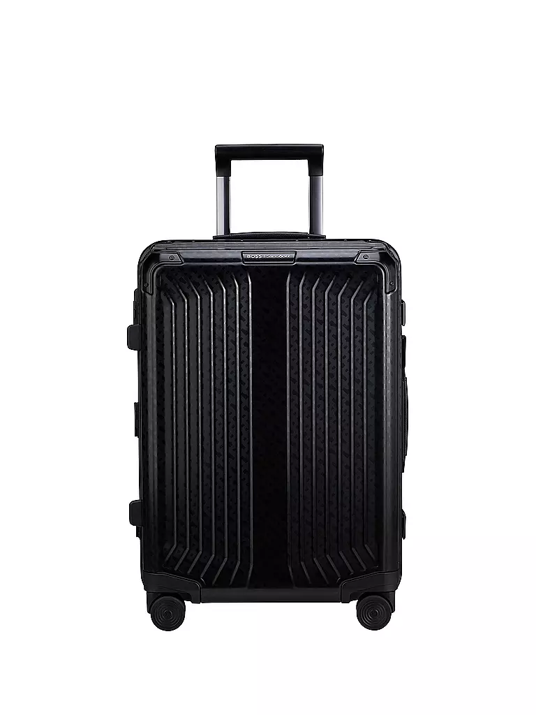 SAMSONITE | Trolley BOSS SPINNER 55cm graphite monogram | Noir