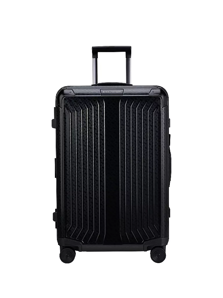 SAMSONITE | Trolley BOSS SPINNER 69cm graphite monogram | Noir