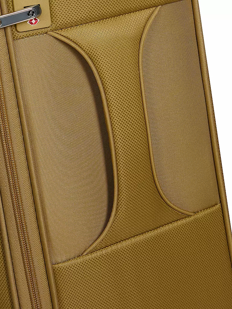 SAMSONITE | Trolley D'LITE SPINNER 55cm extensible jaune moutarde | 