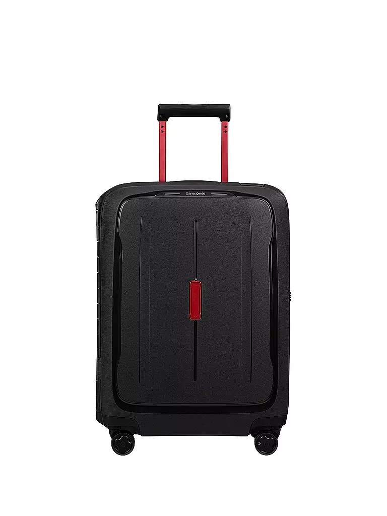 SAMSONITE | Trolley ESSENS SPINNER 55cm charcoal/red  | Noir