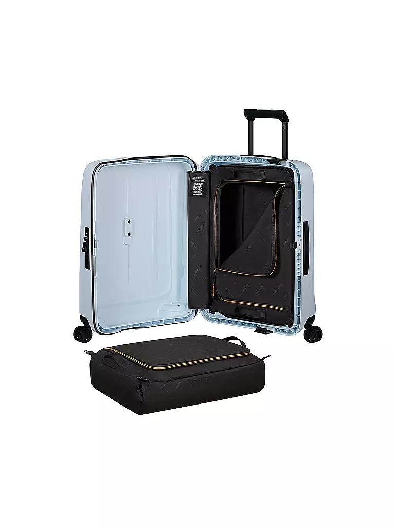 SAMSONITE | Trolley ESSENS SPINNER 55cm glasier | Bleu clair