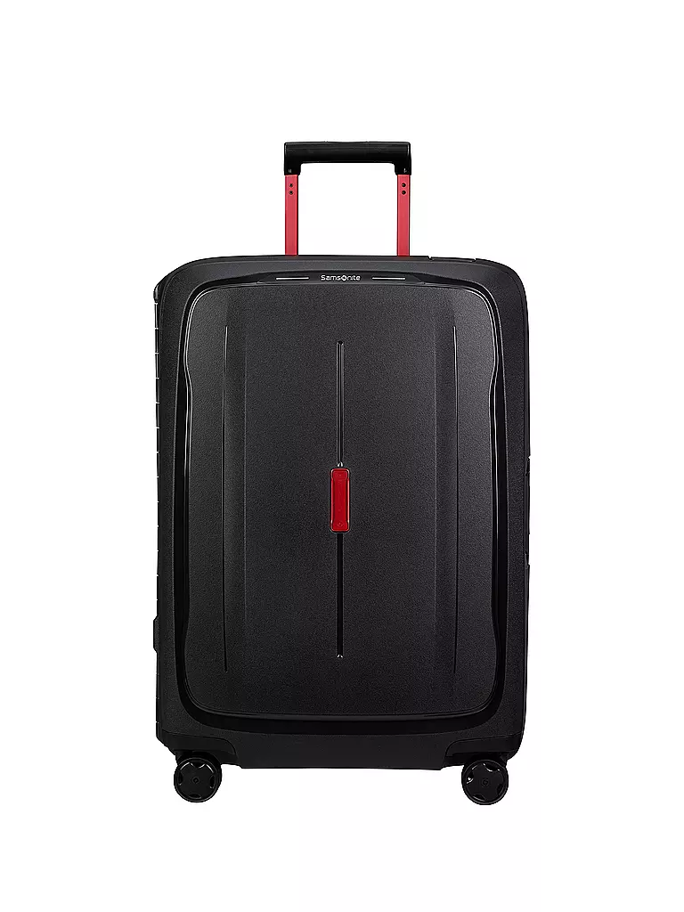 SAMSONITE | Trolley ESSENS SPINNER 69cm charcoal/red | Noir