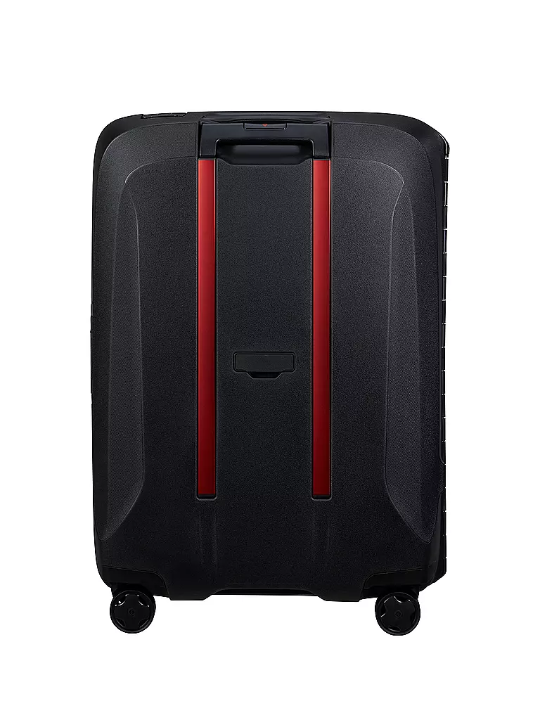 SAMSONITE | Trolley ESSENS SPINNER 69cm charcoal/red | Noir