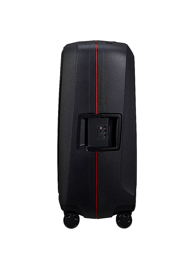 SAMSONITE | Trolley ESSENS SPINNER 69cm charcoal/red | Noir