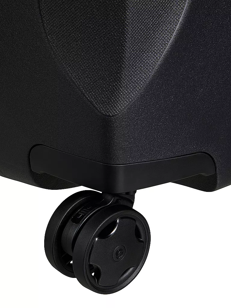 SAMSONITE | Trolley ESSENS SPINNER 69cm charcoal/red | Noir