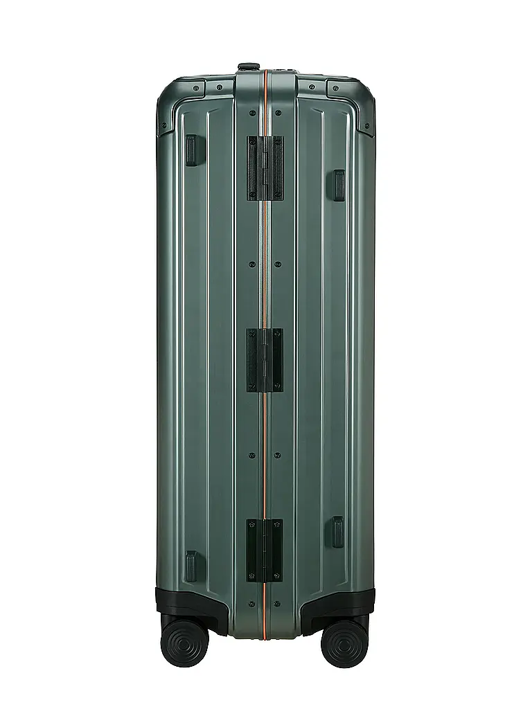 SAMSONITE | Trolley LITE BOX ALU™" 75cm Sauge / Orange | Vert foncé