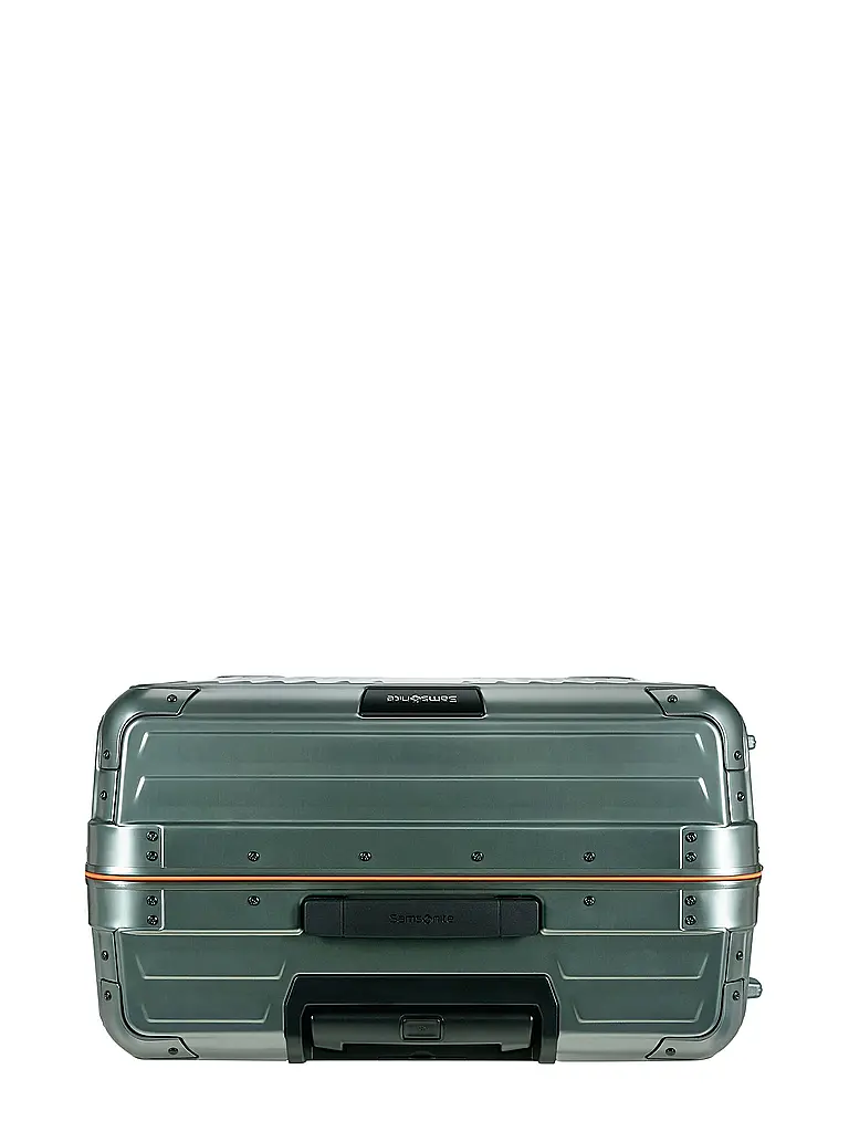 SAMSONITE | Trolley LITE BOX ALU™" 75cm Sauge / Orange | Vert foncé