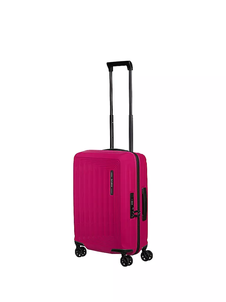 SAMSONITE | Trolley NUON SPINNER 55cm extensible metallic ruby | Rose vif