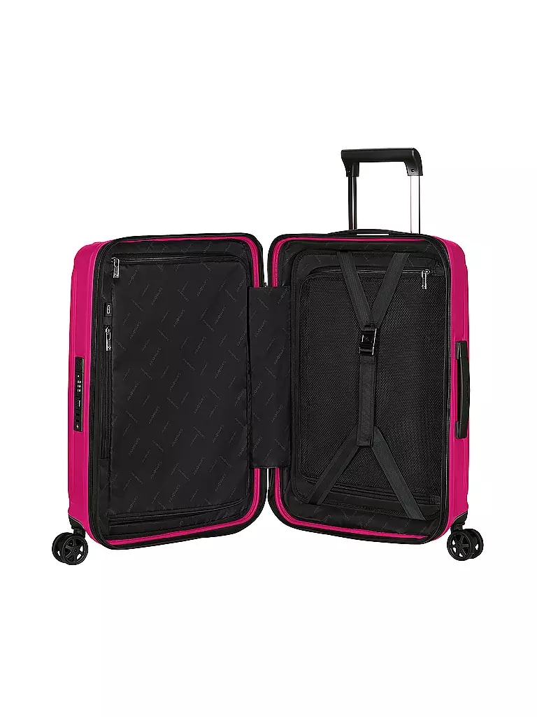 SAMSONITE | Trolley NUON SPINNER 55cm extensible metallic ruby | Rose vif