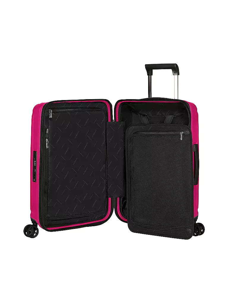 SAMSONITE | Trolley NUON SPINNER 55cm extensible metallic ruby | Rose vif
