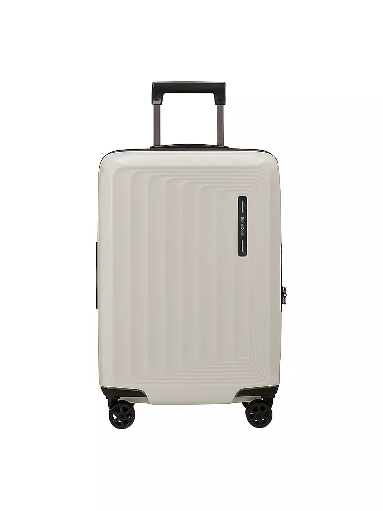 SAMSONITE | Trolley NUON SPINNER 55cm extensible quartz mat | Blanc