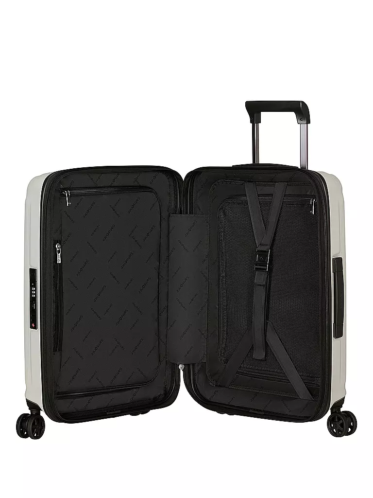 SAMSONITE | Trolley NUON SPINNER 55cm extensible quartz mat | Blanc