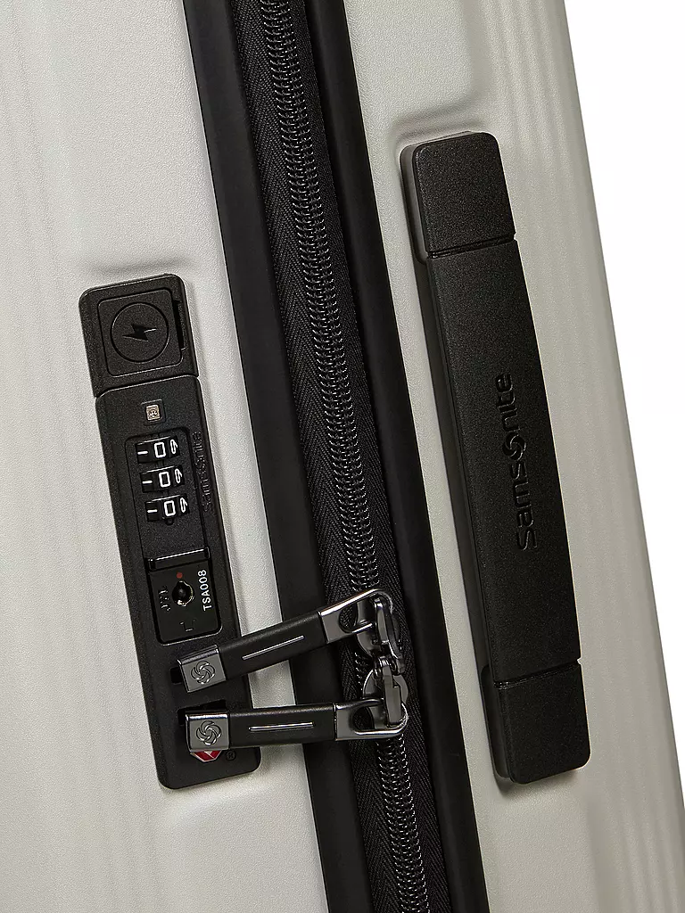 SAMSONITE | Trolley NUON SPINNER 55cm extensible quartz mat | Blanc