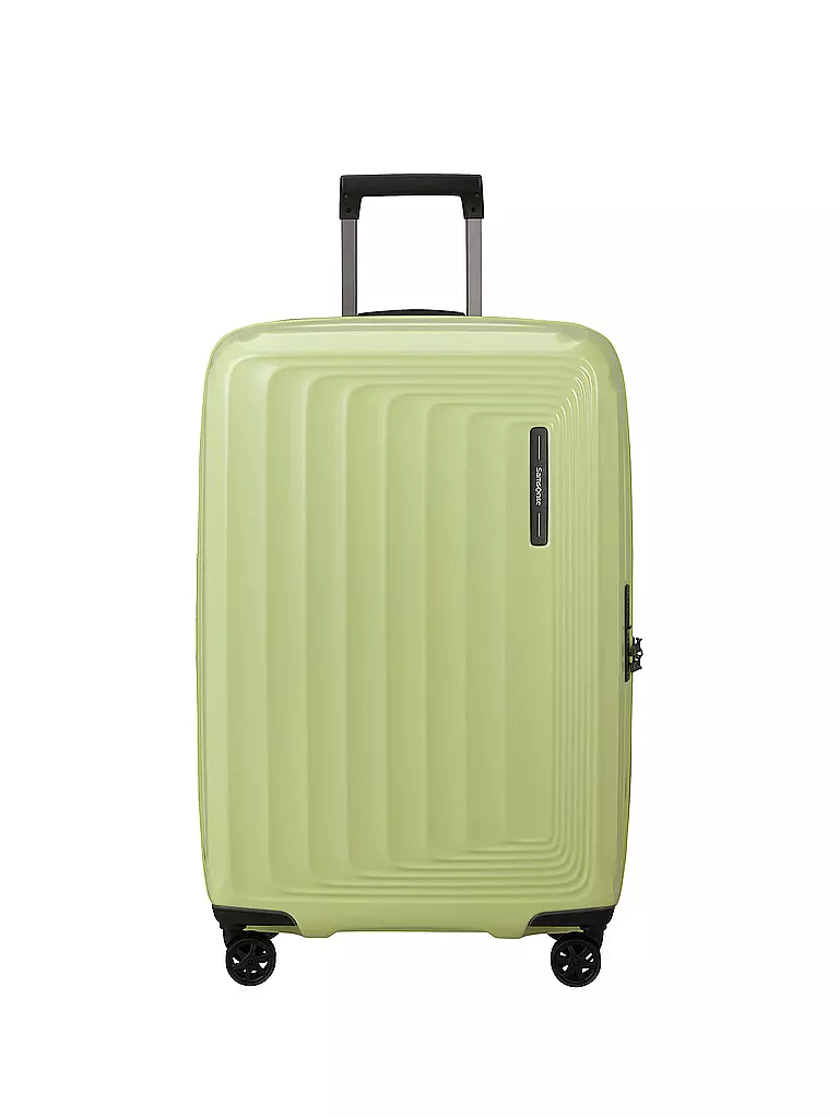SAMSONITE | Trolley NUON SPINNER 69cm extensible melon métallisé | Vert clair