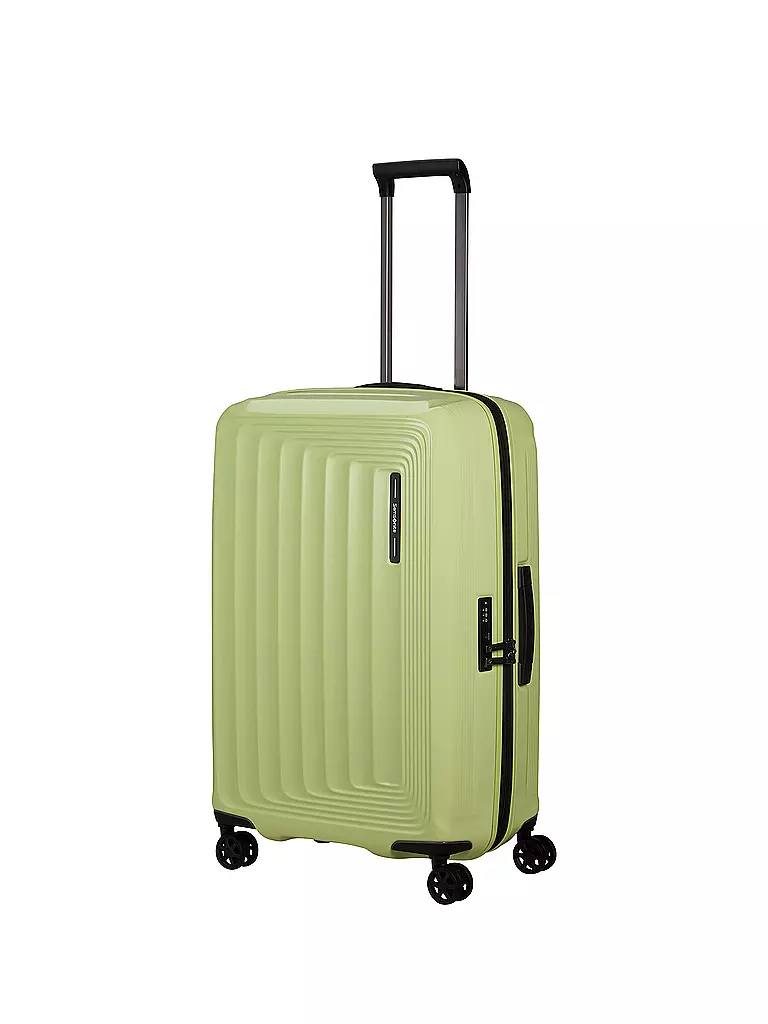 SAMSONITE | Trolley NUON SPINNER 69cm extensible melon métallisé | Vert clair