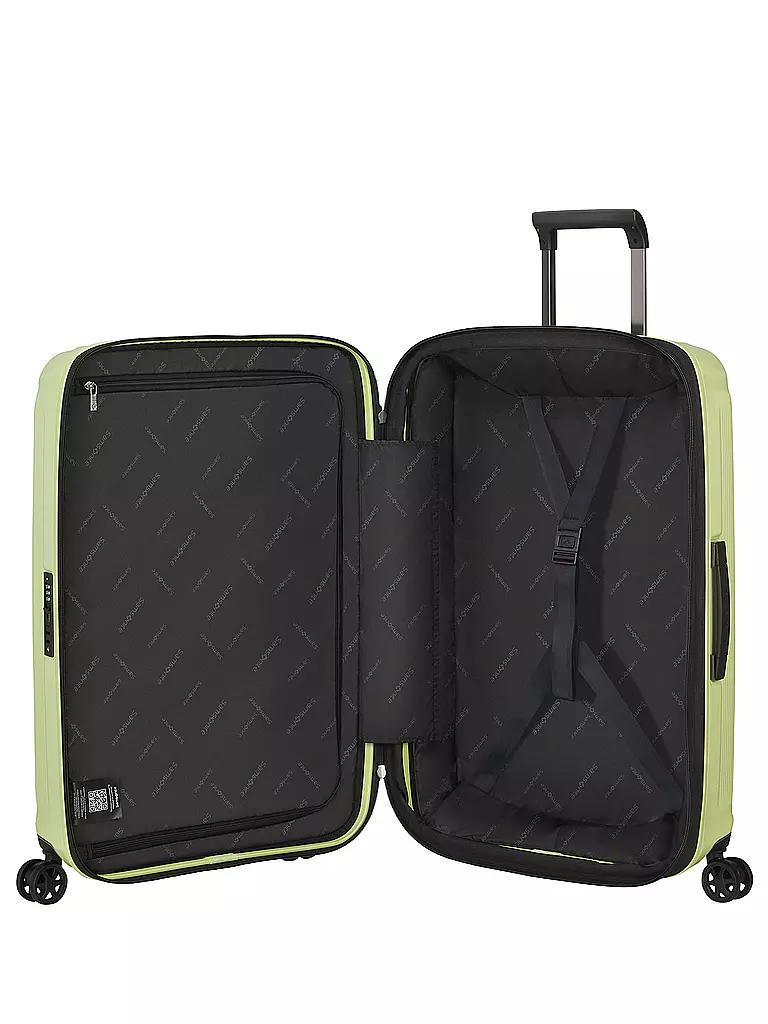 SAMSONITE | Trolley NUON SPINNER 69cm extensible melon métallisé | Vert clair