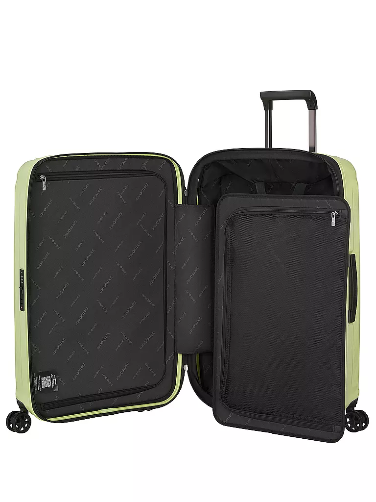SAMSONITE | Trolley NUON SPINNER 69cm extensible melon métallisé | Vert clair