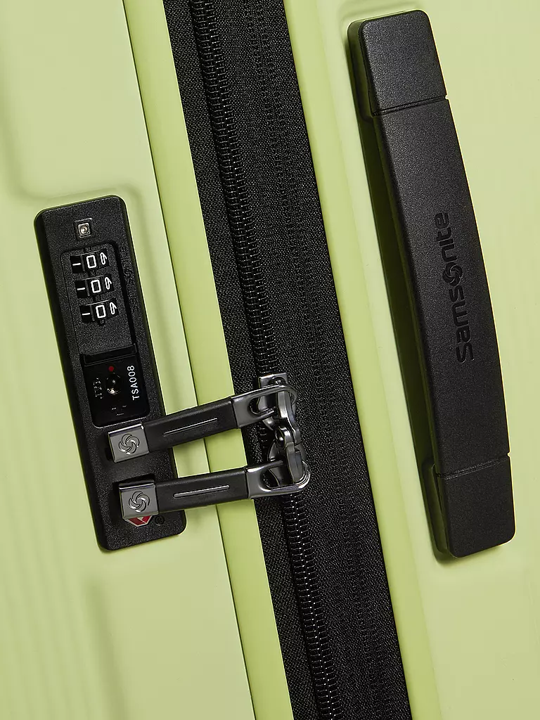 SAMSONITE | Trolley NUON SPINNER 69cm extensible melon métallisé | Vert clair