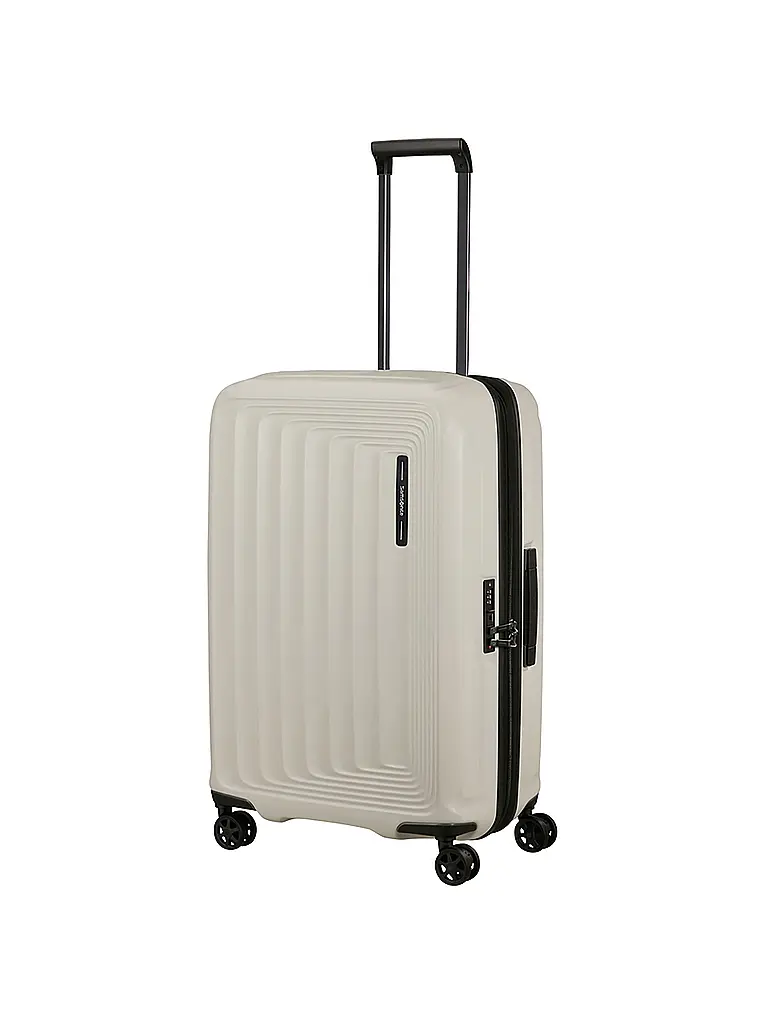 SAMSONITE | Trolley NUON SPINNER 69cm extensible Quartz mat | Blanc