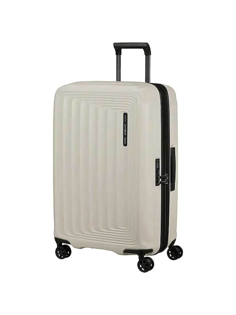 SAMSONITE | Trolley NUON SPINNER 69cm extensible Quartz mat | Blanc