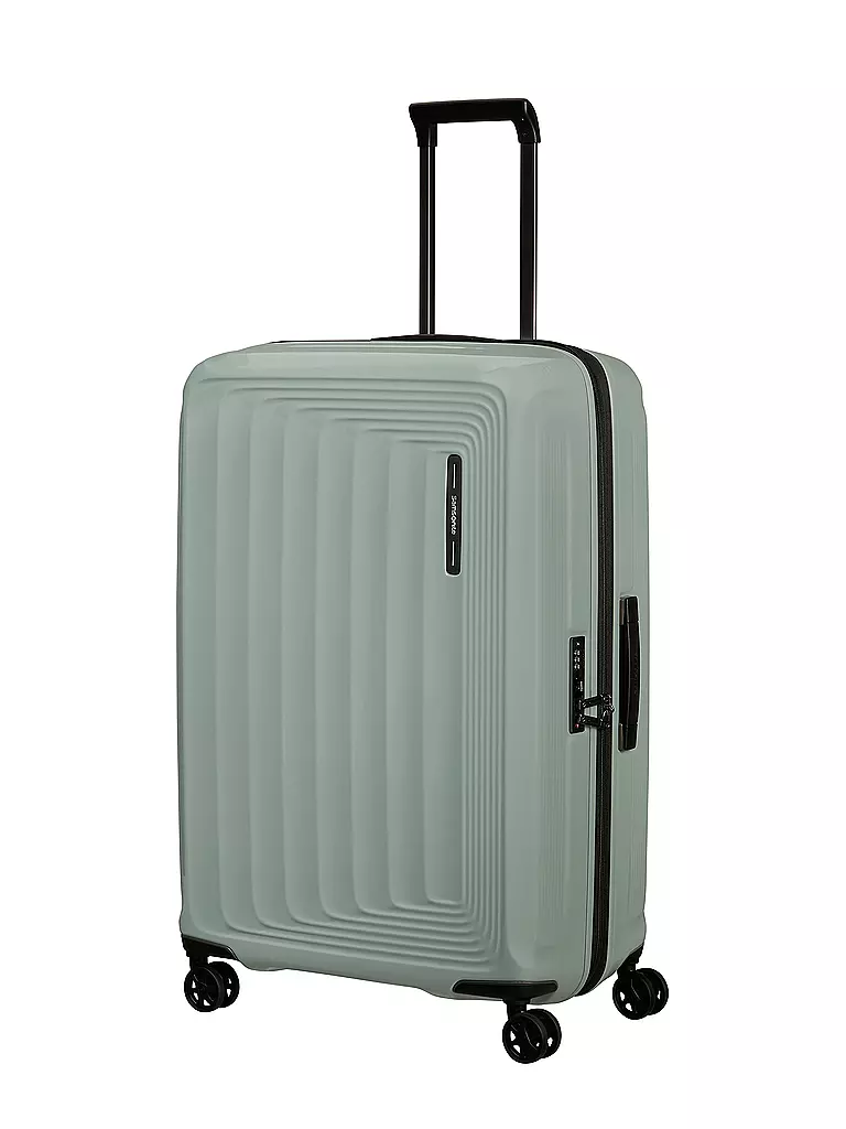 SAMSONITE | Trolley NUON SPINNER 75cm extensible metallic minera | Gris clair