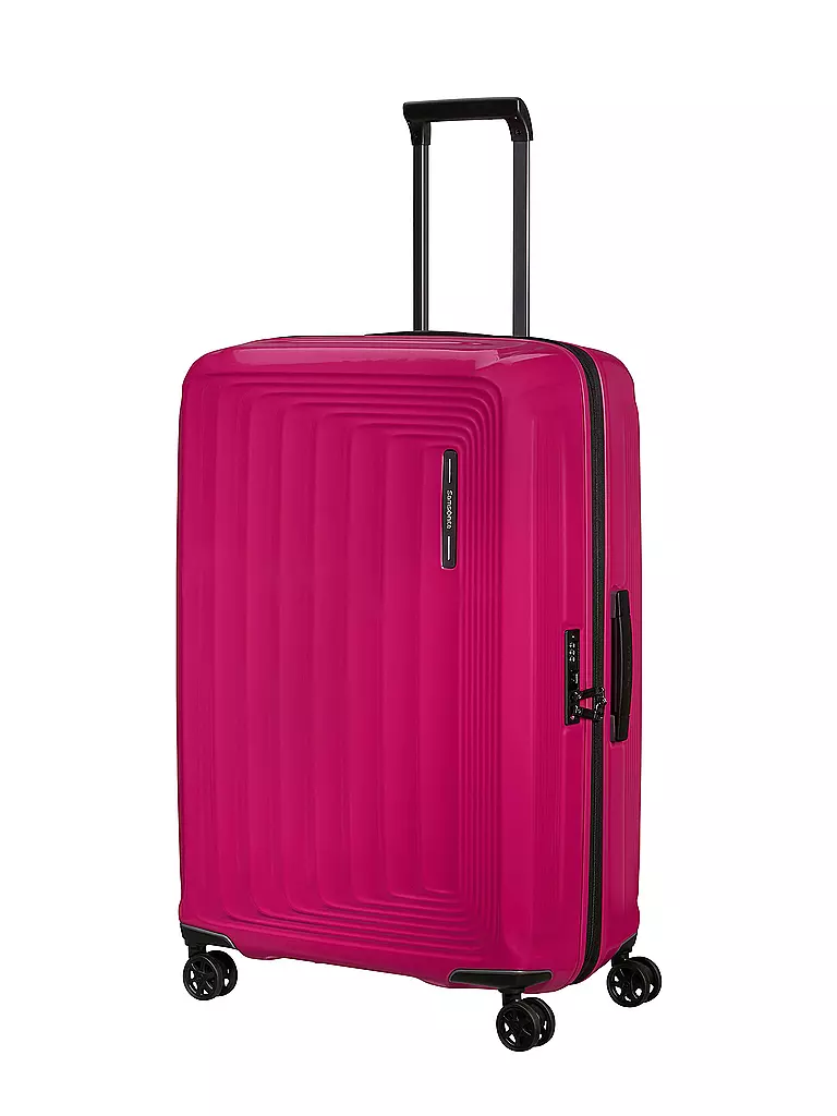 SAMSONITE | Trolley NUON SPINNER 75cm extensible metallic ruby | Rose vif