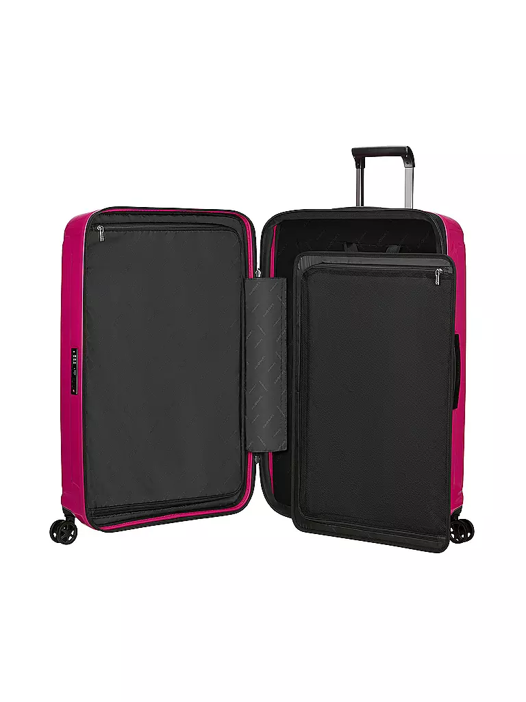 SAMSONITE | Trolley NUON SPINNER 75cm extensible metallic ruby | Rose vif