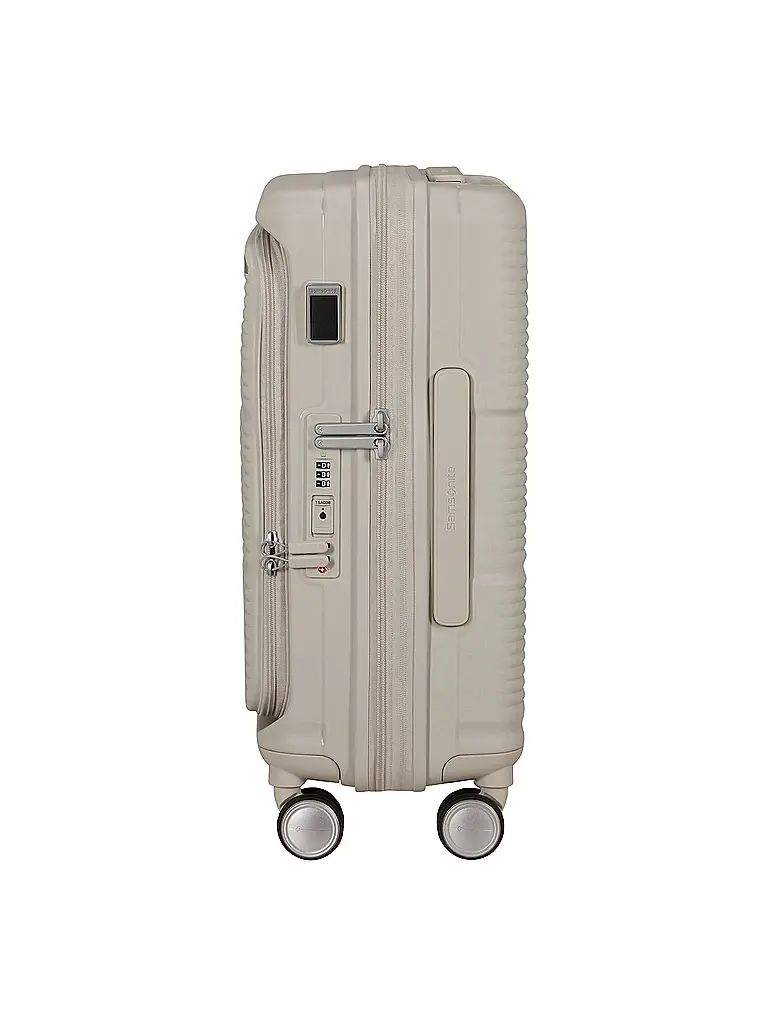 SAMSONITE | Trolley PARALUX SPINNER 55cm extensible Stone Grey | Crème