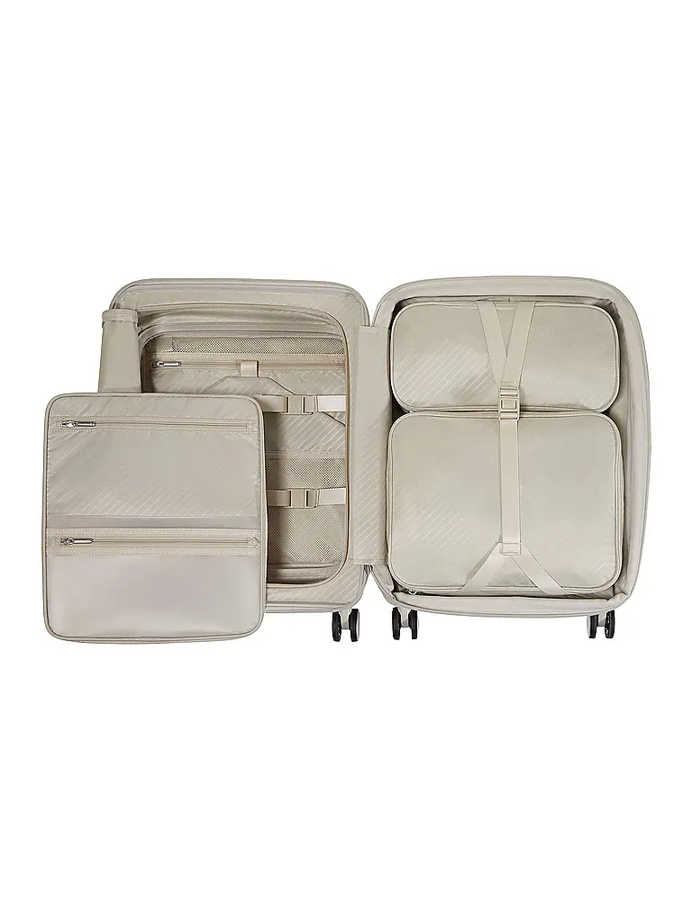 SAMSONITE | Trolley PARALUX SPINNER 55cm extensible Stone Grey | Crème