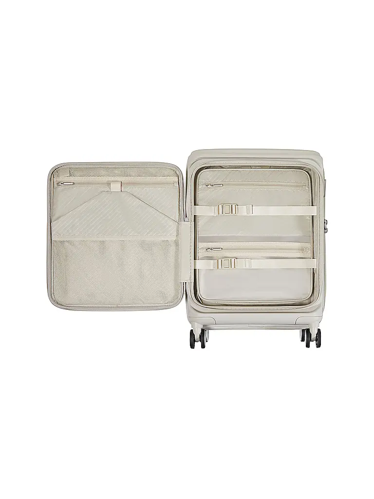 SAMSONITE | Trolley PARALUX SPINNER 55cm extensible Stone Grey | Crème