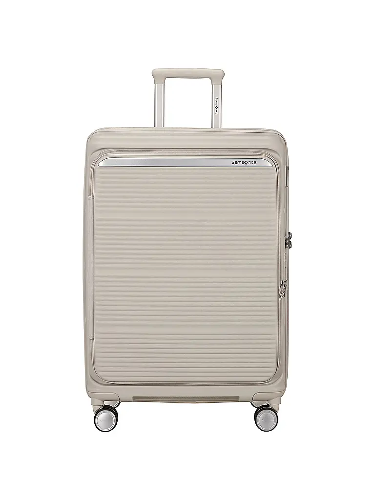 SAMSONITE | Trolley PARALUX SPINNER 67cm erweiterbar Stone Grey | creme