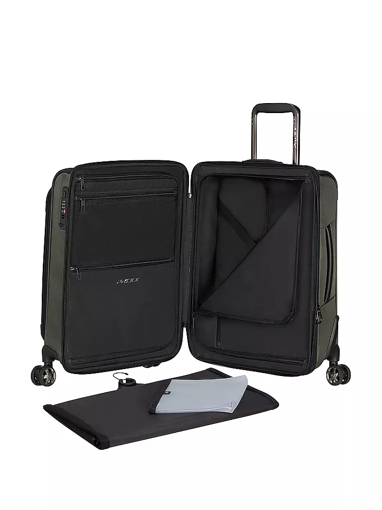 SAMSONITE | Trolley PRO-DLX 6 55cm extensible Vert | olive