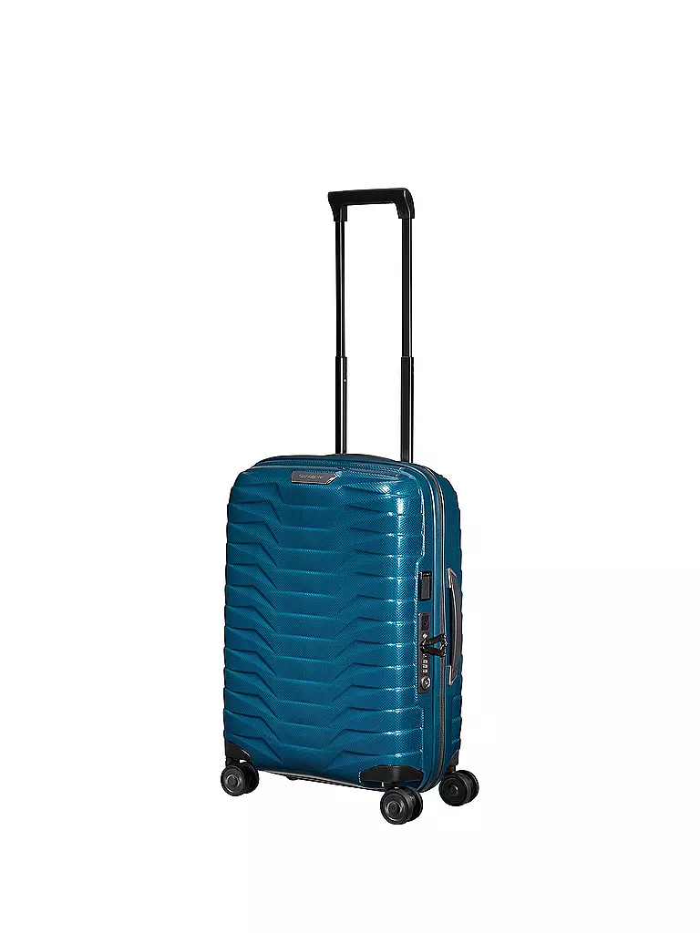 SAMSONITE | Trolley Proxis Spinner 55 extensible Bleu Pétrole |