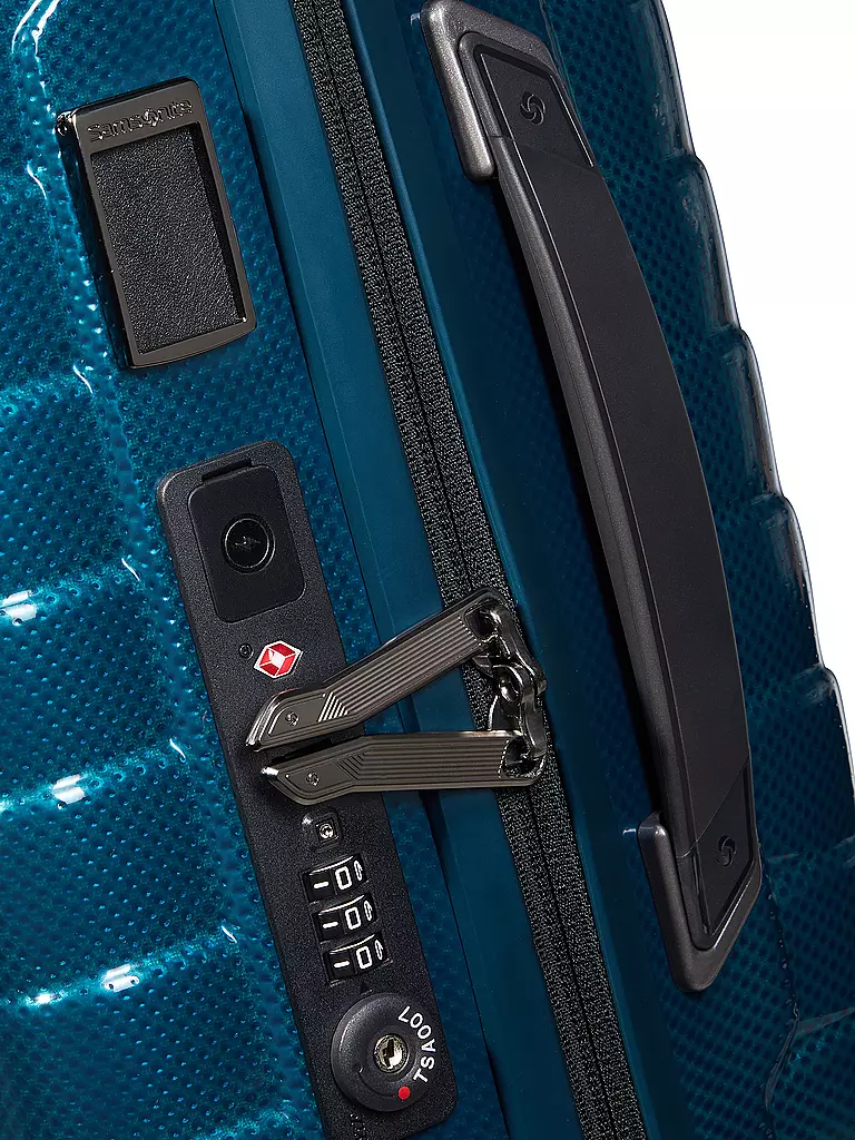 SAMSONITE | Trolley Proxis Spinner 55 extensible Bleu Pétrole |