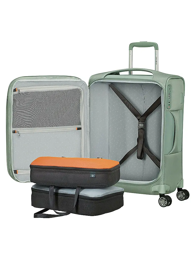SAMSONITE | Trolley RE-LITE 55cm erweiterbar sage | hellgrün