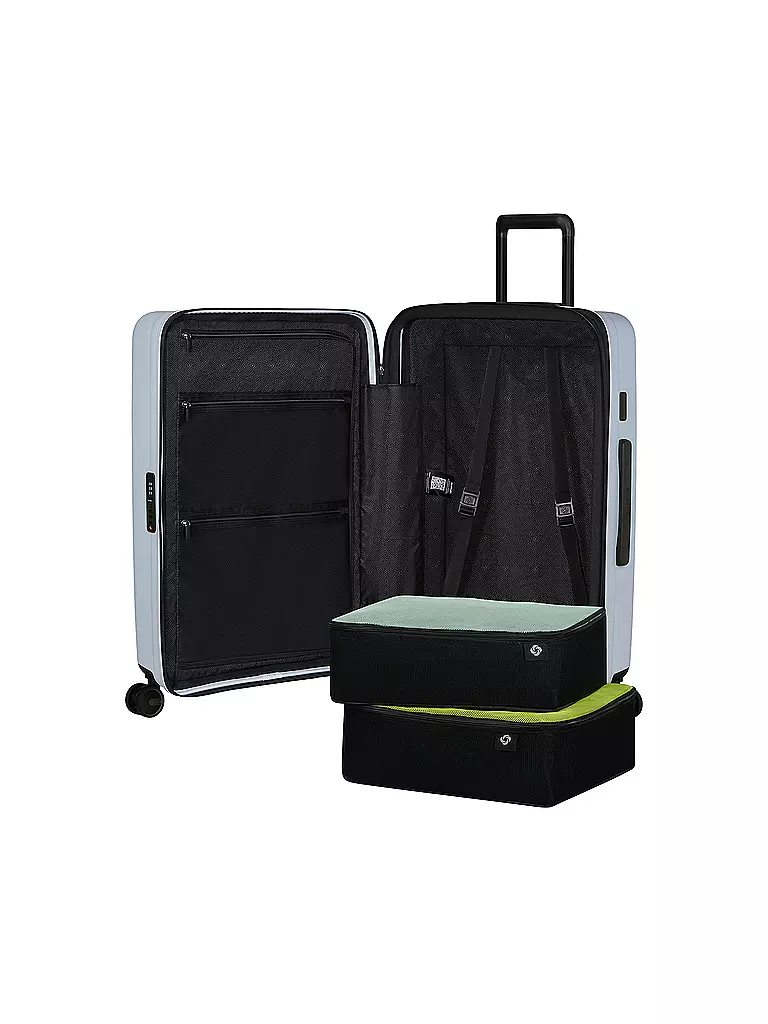 SAMSONITE | Trolley RESTACKD SPINNER 68cm extensible Glacier | Bleu clair