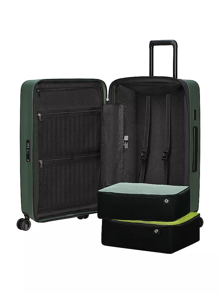 SAMSONITE | Trolley RESTACKD SPINNER 68cm extensible sauge | 