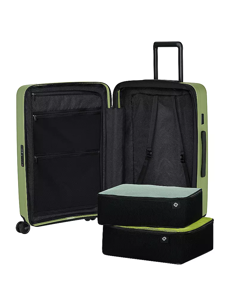 SAMSONITE | Trolley RESTACKD SPINNER 68cm extensible Wasabi | Vert clair