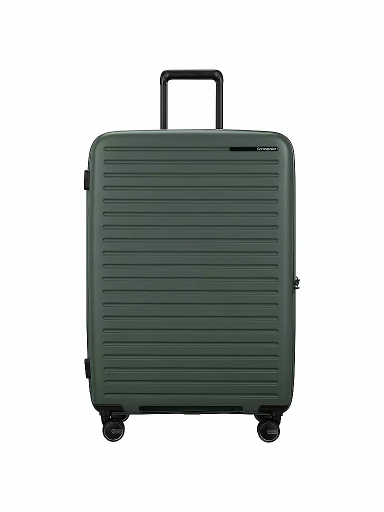 SAMSONITE | Trolley RESTACKD SPINNER 75cm extensible sauge | dunkelgrün