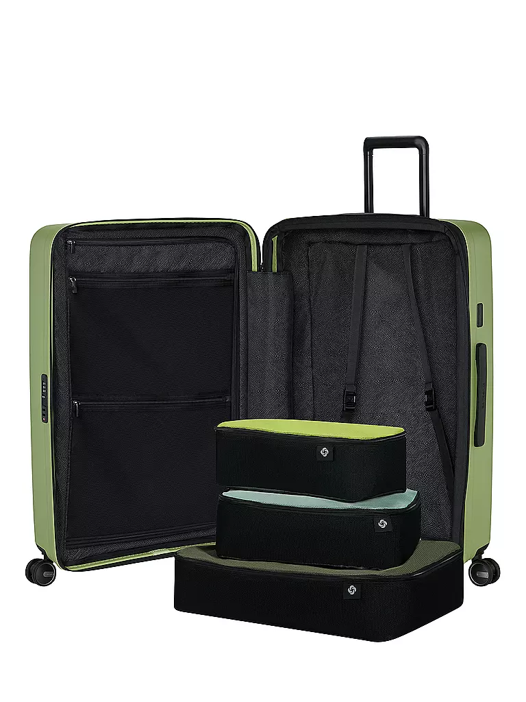SAMSONITE | Trolley RESTACKD SPINNER 75cm extensible Wasabi | Vert clair