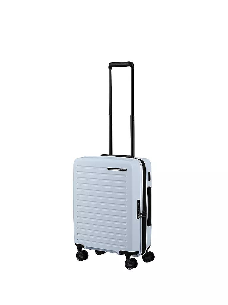 SAMSONITE | Trolley RESTACKED SPINNER 55cm extensible glacier | hellblau