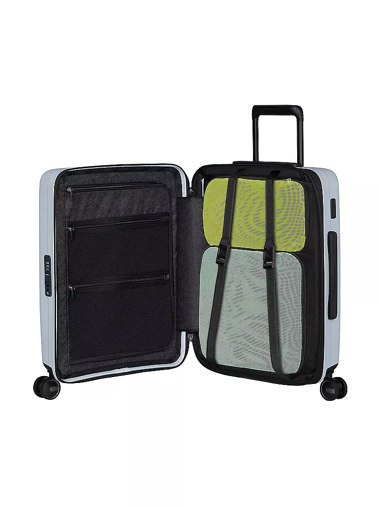SAMSONITE | Trolley RESTACKED SPINNER 55cm extensible glacier | hellblau