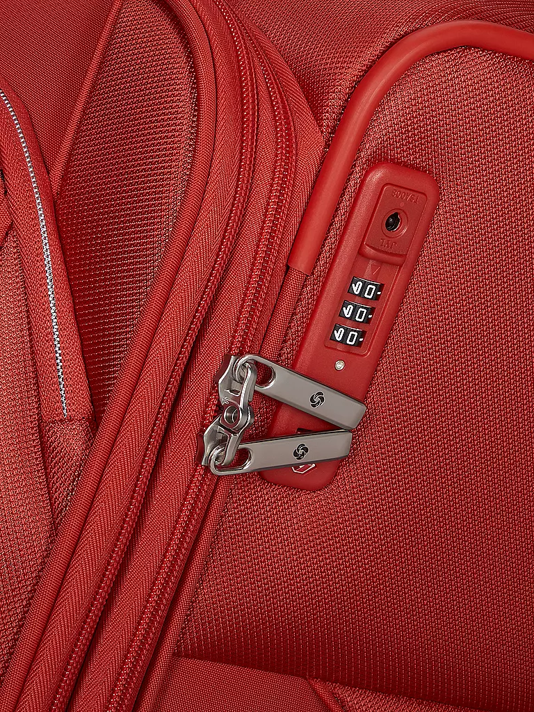 SAMSONITE | Trolley souple RE-LITE SPINNER 67cm extensible rouge coquelicot |