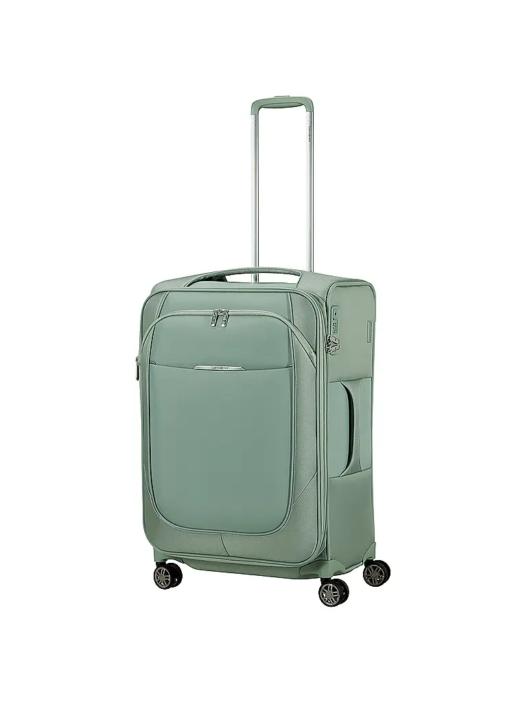 SAMSONITE | Trolley souple RE-LITE SPINNER 67cm extensible sauge | Vert clair