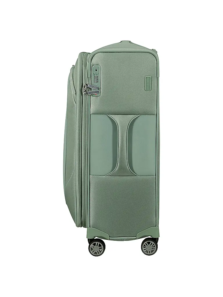 SAMSONITE | Trolley souple RE-LITE SPINNER 67cm extensible sauge | Vert clair
