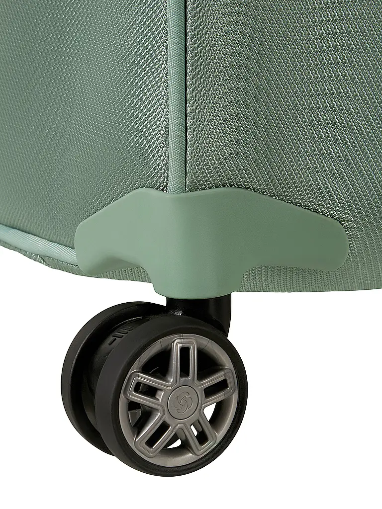SAMSONITE | Trolley souple RE-LITE SPINNER 67cm extensible sauge | Vert clair