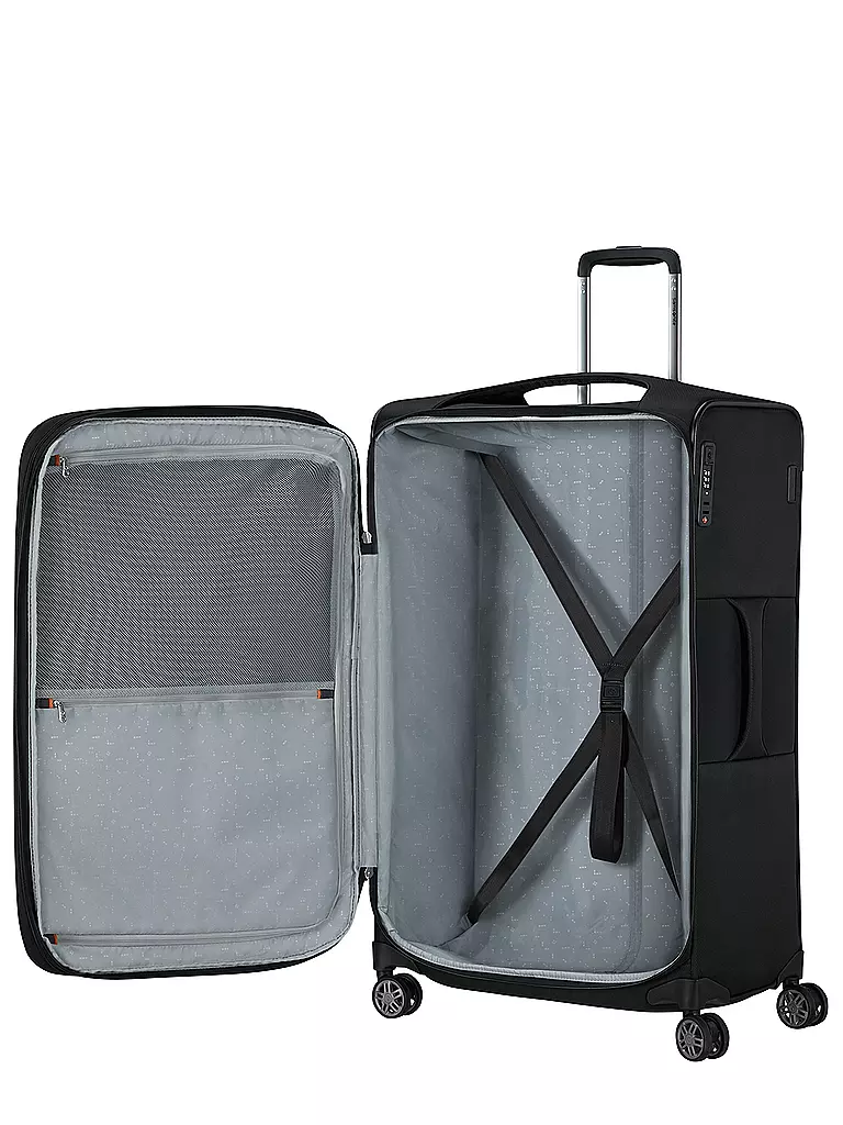 SAMSONITE | Trolley souple RE-LITE SPINNER 78cm extensible noir |