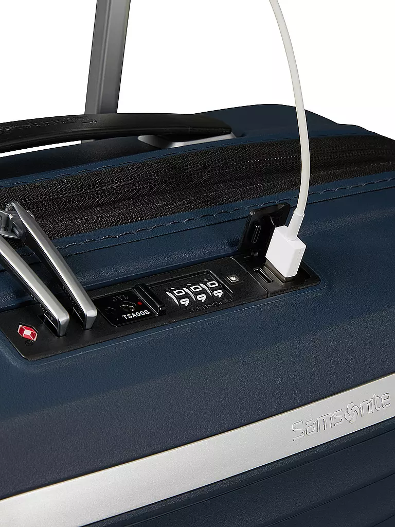 SAMSONITE | Trolley UPSCAPE SPINNER 55cm extensible Blue Nights | 